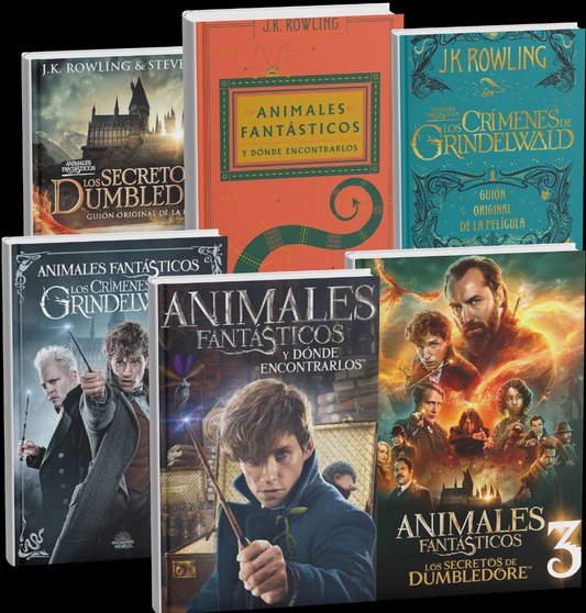 Animales Fantásticos🧳(3 Películas + 3 Libros Oficiales)