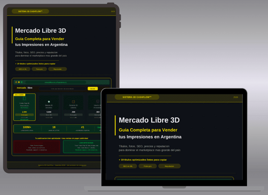 Cómo Vender Productos 3D en Mercado Libre